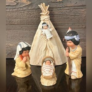 Gregory Perillo Sagebrush Kids Native American Nativity Set